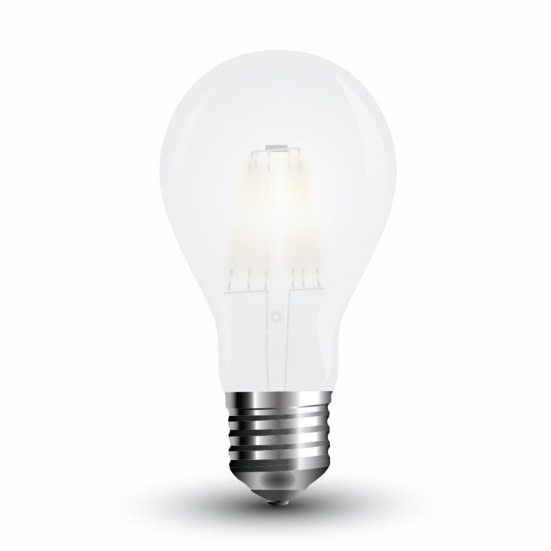 LED Bulb - 6W Filament E27 A60 Frost Cover White - 4482