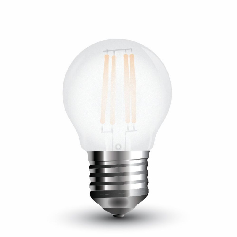 LED Bulb - 4W Filament E27 G45 Frost Cover Natural White - 4496
