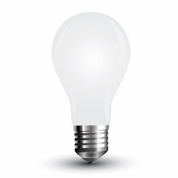 LED Bulb - 4W Filament E27 A60 White Cover White - 4491