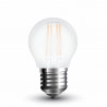 LED Bulb - 4W Filament E27 G45 Frost Cover White - 4497