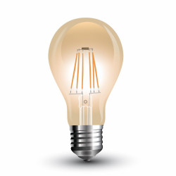 LED Bulb - 4W E27 Filament Amber Cover Warm White - 4498