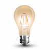 LED Bulb - 4W E27 Filament Amber Cover Warm White - 4498