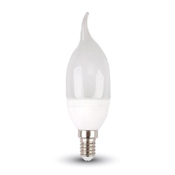 LED Bulb - 4W E14 Candle Flame Warm White - 4164