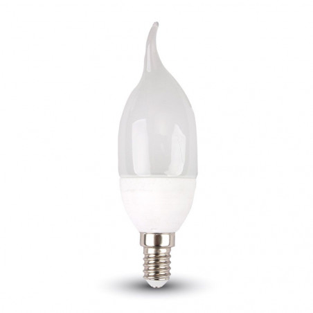 LED Bulb - 6W E14 Candle Flame Warm White - 4351