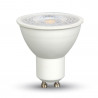 LED Spotlight - 7W GU10 Plastic With Lens Warm White 110° - 1672