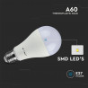 8.5W A60 LED PLASTIC BULB 6500K E27 3PCS/PACK