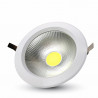 30W LED COB Downlight Reflector White Body - Natural White - 1106