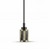 BRONZE ALUMINUM LAMP HODLER WITH ADJUTBALE CANOPY - 3814