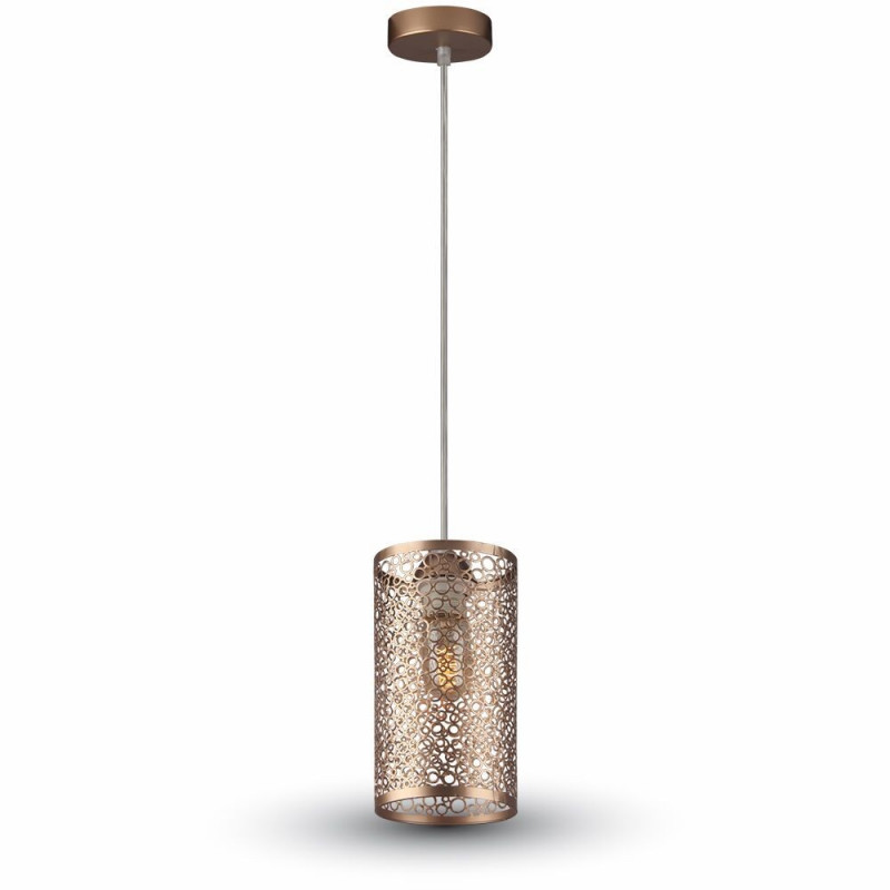 CHAMPEAN GOLD PENDANT LIGHT WITH GOLD CANOPY - 3824