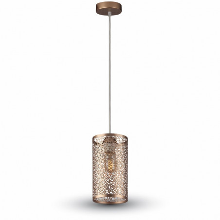 CHAMPEAN GOLD PENDANT LIGHT WITH GOLD CANOPY - 3824