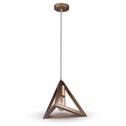 CHAMPAGNE GOLD PENDANT LIGHT WITH GOLD CANOPY - 3831