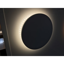 9W WALL LAMP WITH BRIDGELUX CHIP COLORCODE:4000K WHITE ROUND - 7527