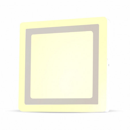 12W+3W SURFACE PANEL SQUARE 6000k - 4927