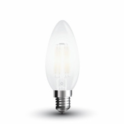 BULB 4W E14 FILAMENT FROST COVER CANDLE 4000К - 4475