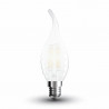BULB 4W E14 FILAMENT FROST COVER TWIST CANDLE FLAME 4000K - 7111