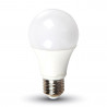 LED Крушка - 9W E27 A60 DC 24V Термо Пластик Бяла Светлина