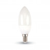 LED Bulb - 3W E14 Candle Plastic White - 7198