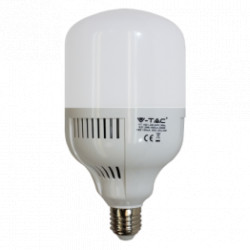 LED Крушка - 24W Е27 T120 Big Ripple Пластик Топло Бяла Светлина - 7275