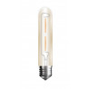 LED Крушка - 2W T30 E27 Filament Amber Покритие Топло Бяла Светлина - 7252