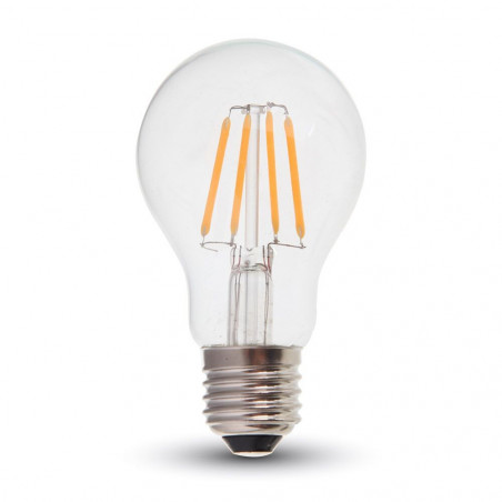 LED Крушка - 4W Filament E27 A60 Топло Бяла Светлина Димируема - 4364