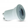 LED Крушка - 2W GU10 ф30 220V Пластик Бяла Светлина - 7169