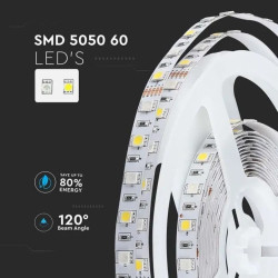 LED Лента SMD5050 - 60/1 RGB+ Топло Бяло IP20 - 212553