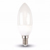 LED Bulb - SAMSUNG Chip 5.5W E14 Plastic Candle Warm White 5 years warranty - 171