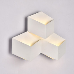 9W LED Wall Light White Body Warm White - 8221