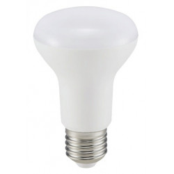 LED Bulb - SAMSUNG Chip 8W E27 R63 Plastic White 5 years warranty - 142