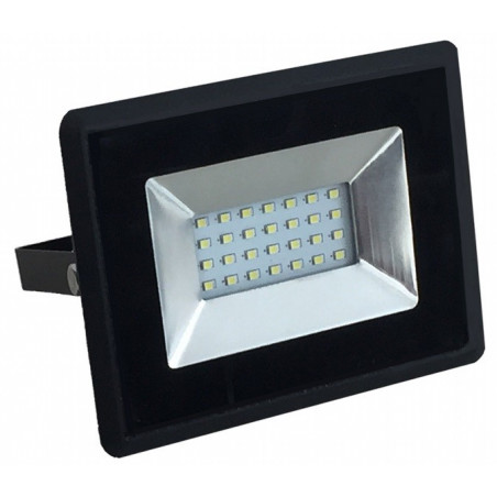 20W LED Прожектор E-Series Черно Тяло Топло Бяла Светлина - 5946