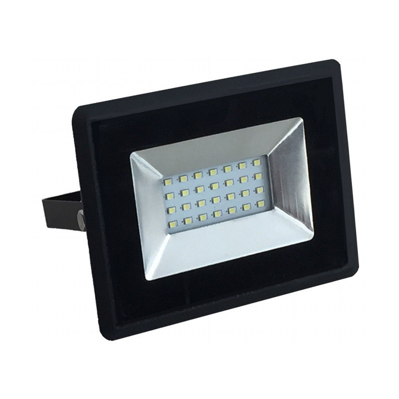 20W LED Прожектор Е-Series Черно Тяло Бяла Светлина - 5948