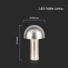LED Настолна Лампа 1800mAh Батерия 150x250 3 в 1 Шампанско Тяло