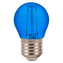 LED Bulb - 2W Filament E27 G45 Blue Color - 7412