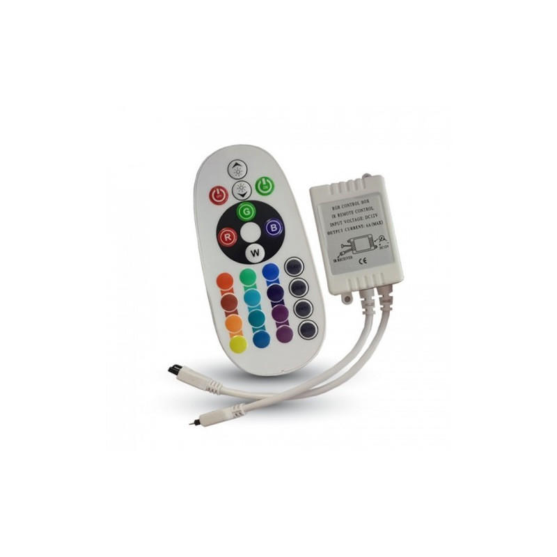 72W INFRARED CONTROLLER WITH REMOTE CONTROL 24 BUTTONS ROUND- 3625