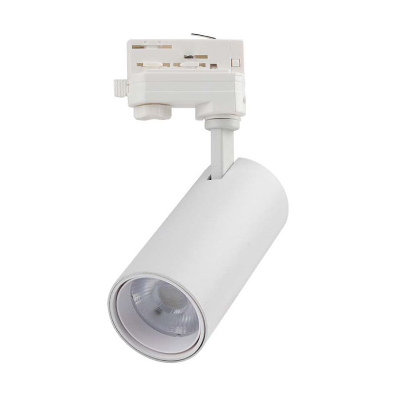 30W LED COB Релсов Прожектор 3 в 1 Бяло Тяло
