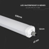 LED Влагозащитено тяло AL/PC G-Серия 600mm 18W 4500K