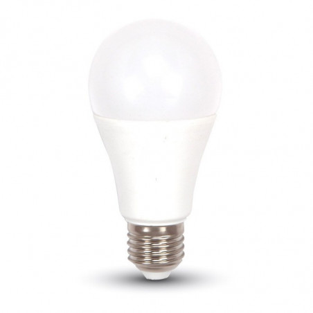 LED BULB - SAMSUNG CHIP 8.5W E27 A60 PLASTIC WARM WHITE 5 YEARS WARRANTY А++ - 252