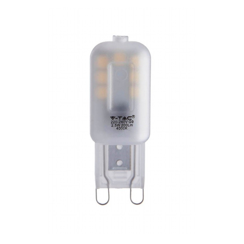 LED Spotlight SAMSUNG CHIP 5 YEARS WARRANTY - G9 2.5W Plastic 6400K - 245