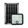 30W LED Соларен Прожектор LiFePo Батерия  Черен 4000K