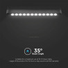12W LED Магнитен Линеен Спот 6400K Черно Тяло