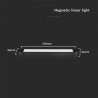 14W LED Магнитен Линеен Осветител 3000K Черно Тяло
