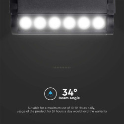 5W LED Магнитен Линеен Спот Регулируем 3000K Черно Тяло