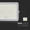 20W LED Соларен Прожектор 4000K Сменяема Батерия Бяло Тяло