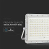 20W LED Соларен Прожектор 6400K Сменяема Батерия Бяло Тяло