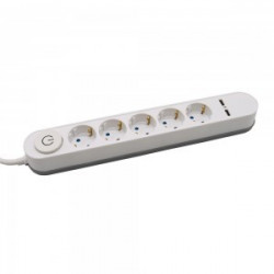 5 WAYS SOCKET WITH LIGHTED...