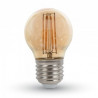 LED Bulb - 4W Filament E27 G45 Amber Cover Warm White - 7100