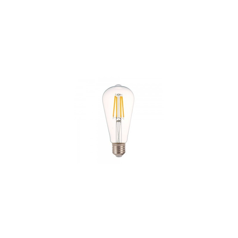 LED Bulb - 4W Filament E27 Clear Cover ST64 Warm White Dimmable - 7414